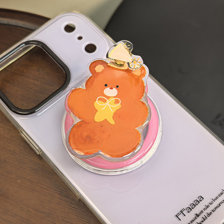 Floral Ice Cream Cone Phone Grip Kalsten