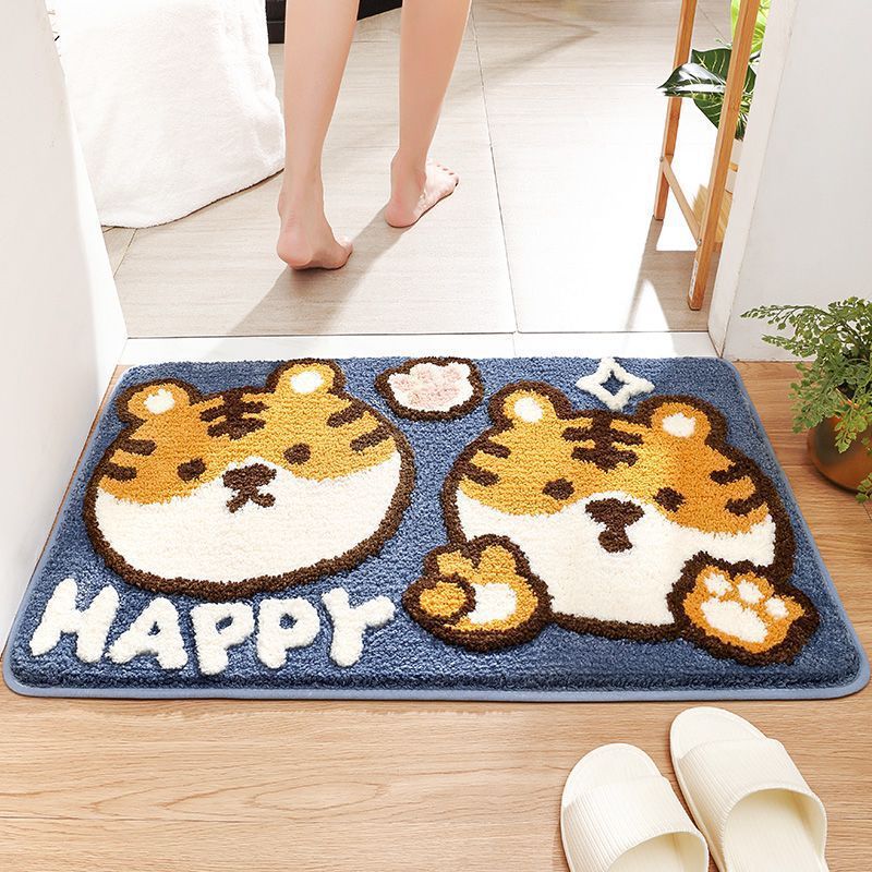 Cute Dog-Themed Bath Mat Kalsten