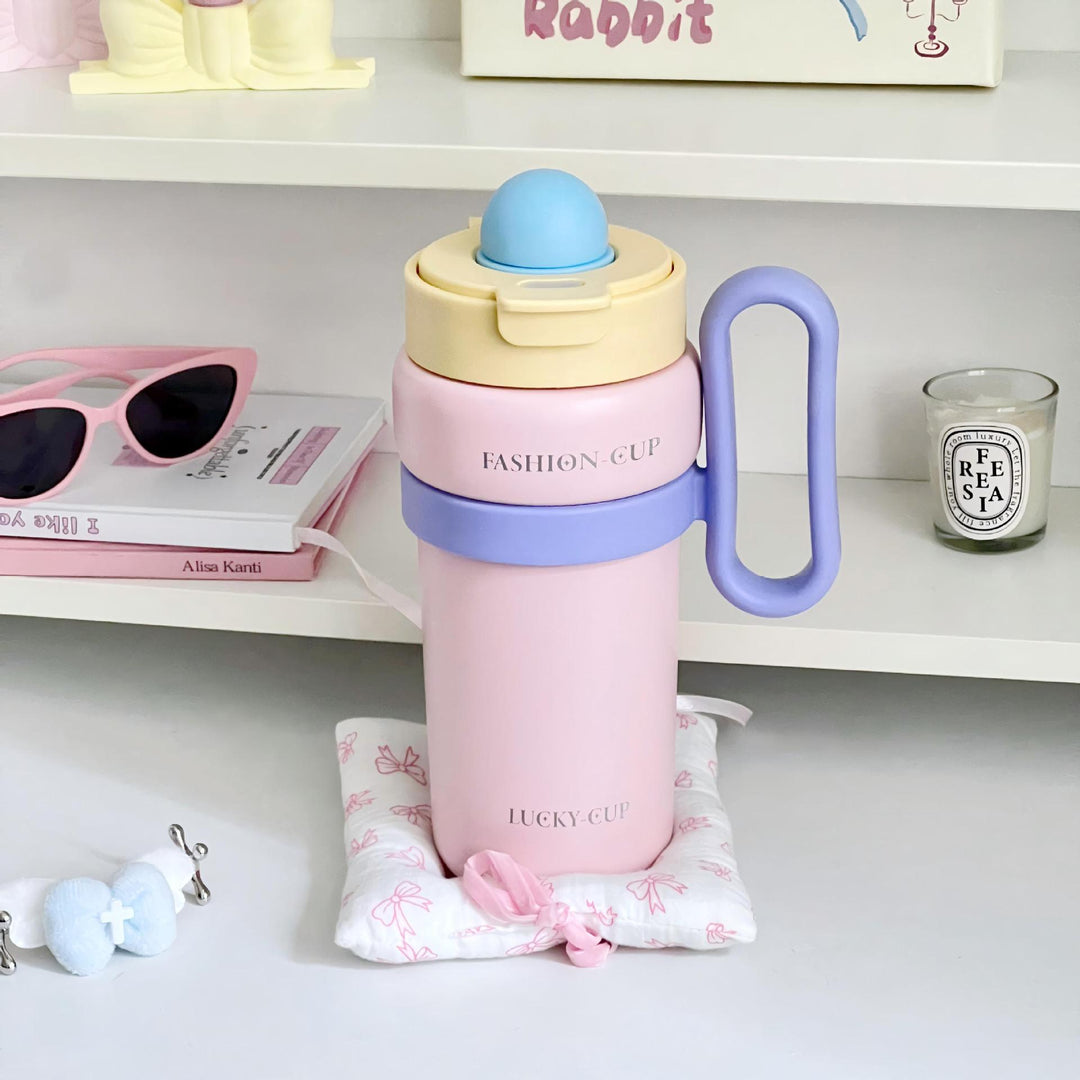 Ladies Multifunctional Insulated Bottle with Unique Lid Kalsten