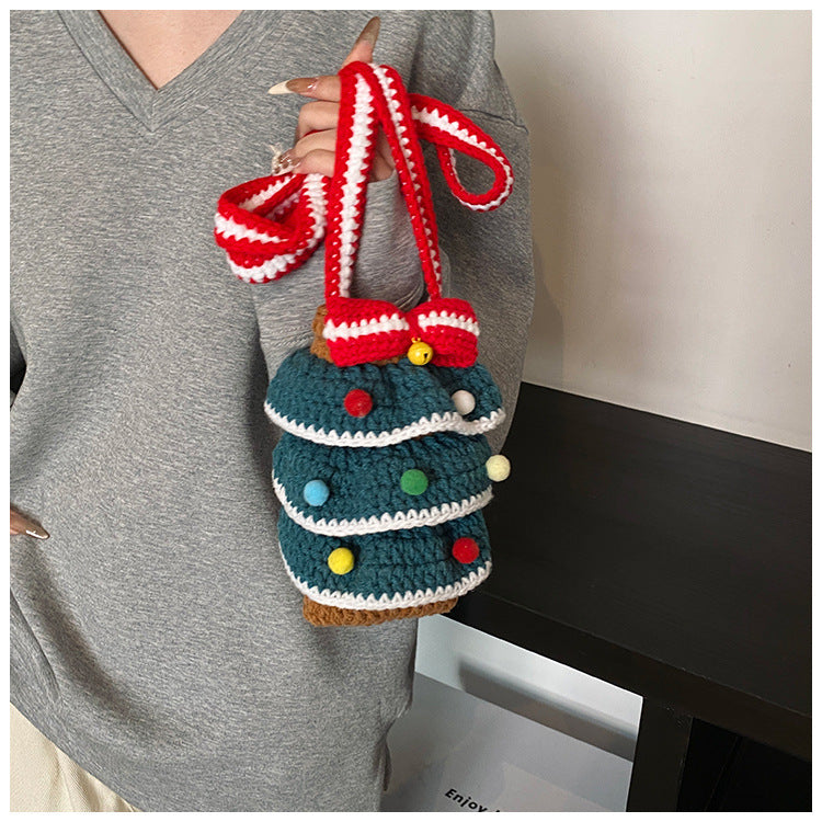 Festive Crocheted Mini Bag