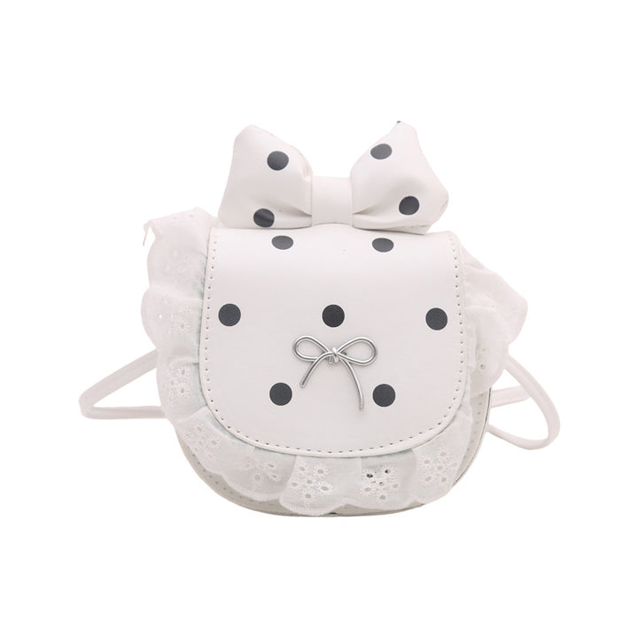 Playful Bow-Embellished Mini Crossbody Bag