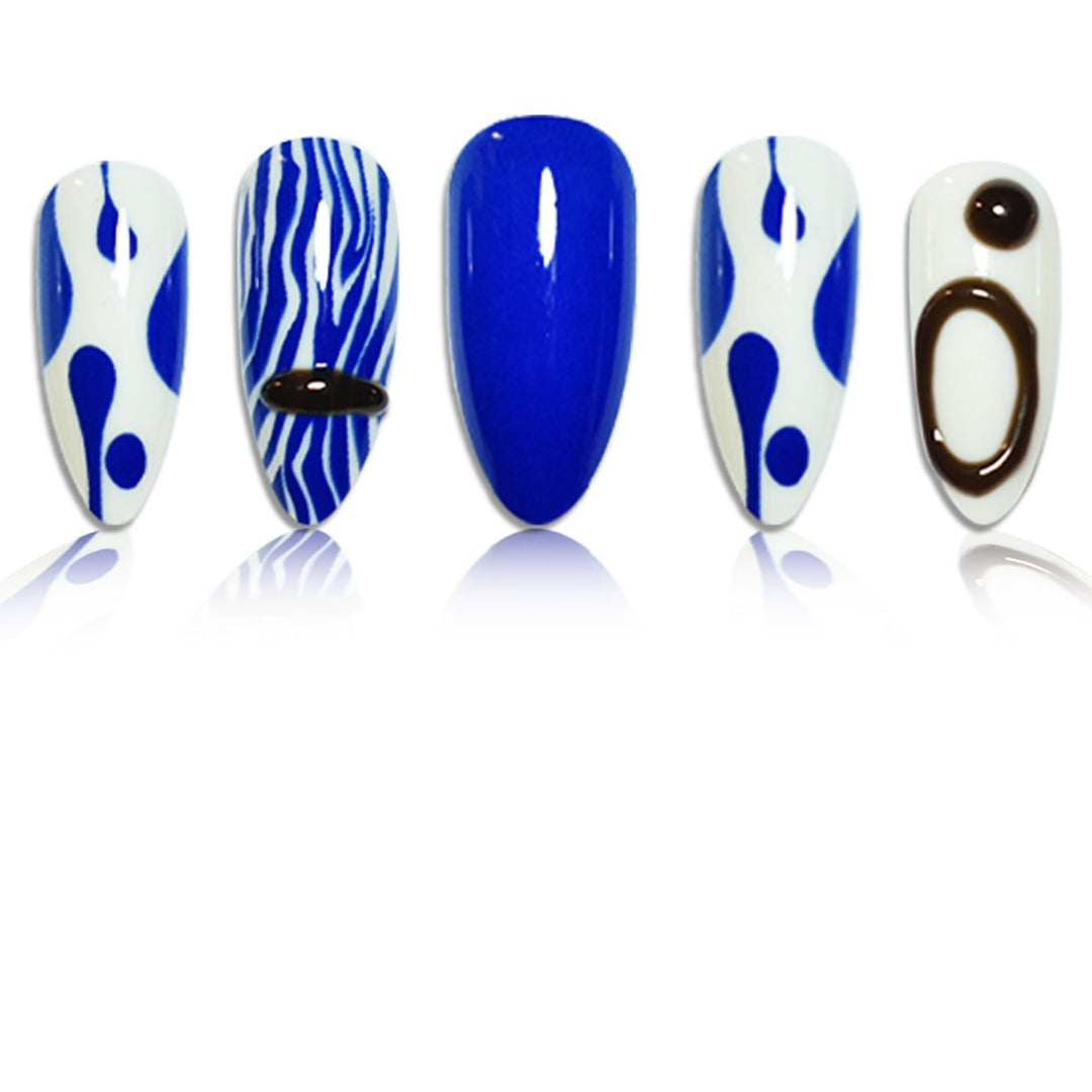 Artistic Decorative Press-On Nail Enhancements Kalsten