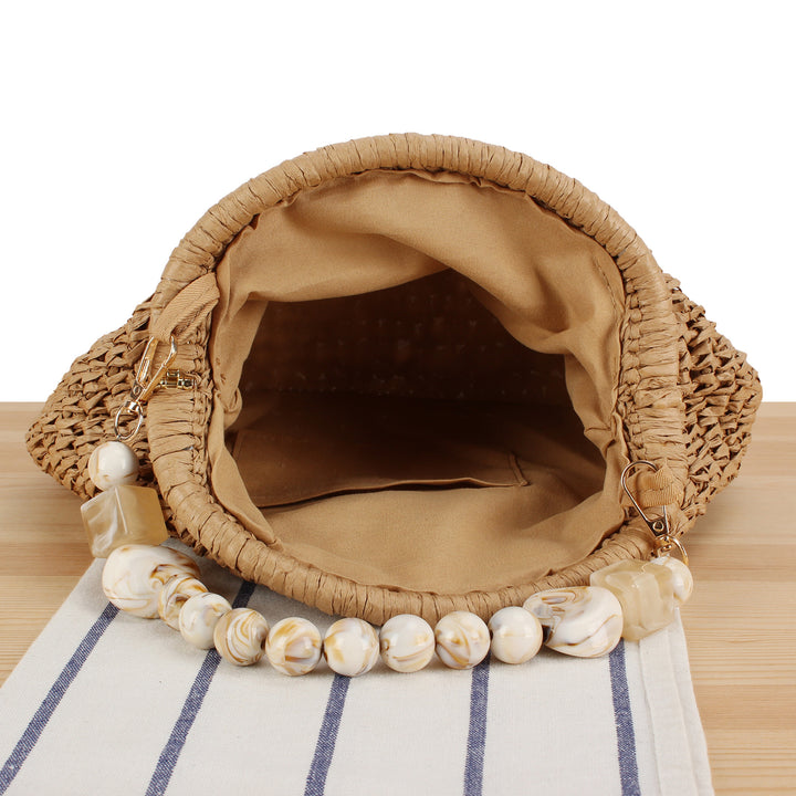 Shoulder bag with elegant pearl decoration Kalsten