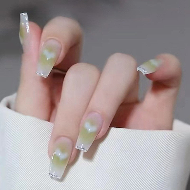 Sophisticated Glossy Press-On Nail Set Kalsten