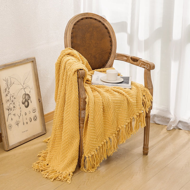 Cozy Knitted Blanket