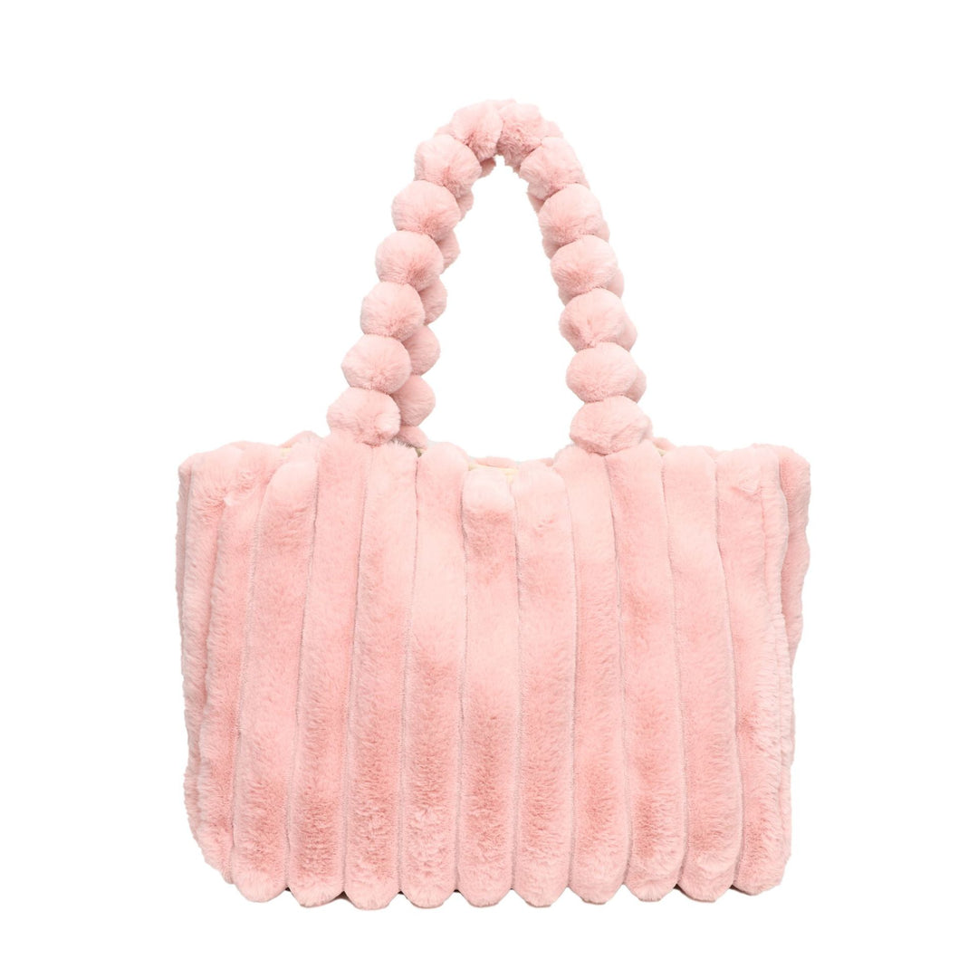 Plush Textured Tote Bag