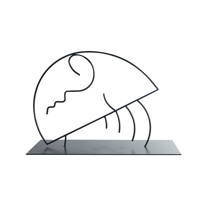 Modern Abstract Jellyfish Sculpture