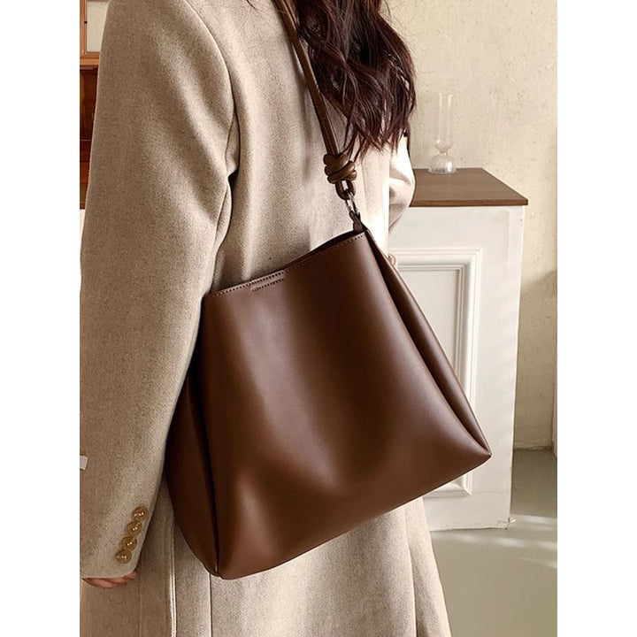 Premium Leather Slouchy Tote Kalsten