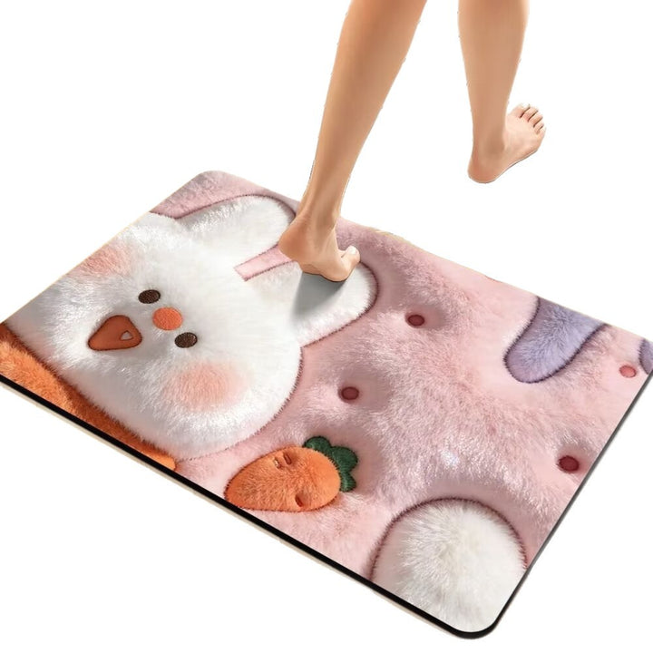 Plush Money-Themed Bath Mat Kalsten