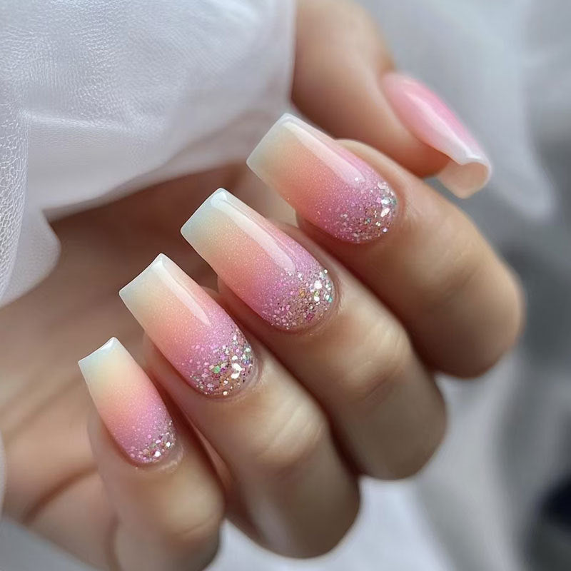 Glitter Ombre Press-On Nails
