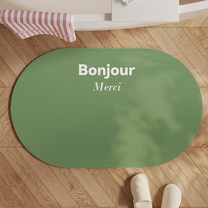Inspirational Quote Bath Mat