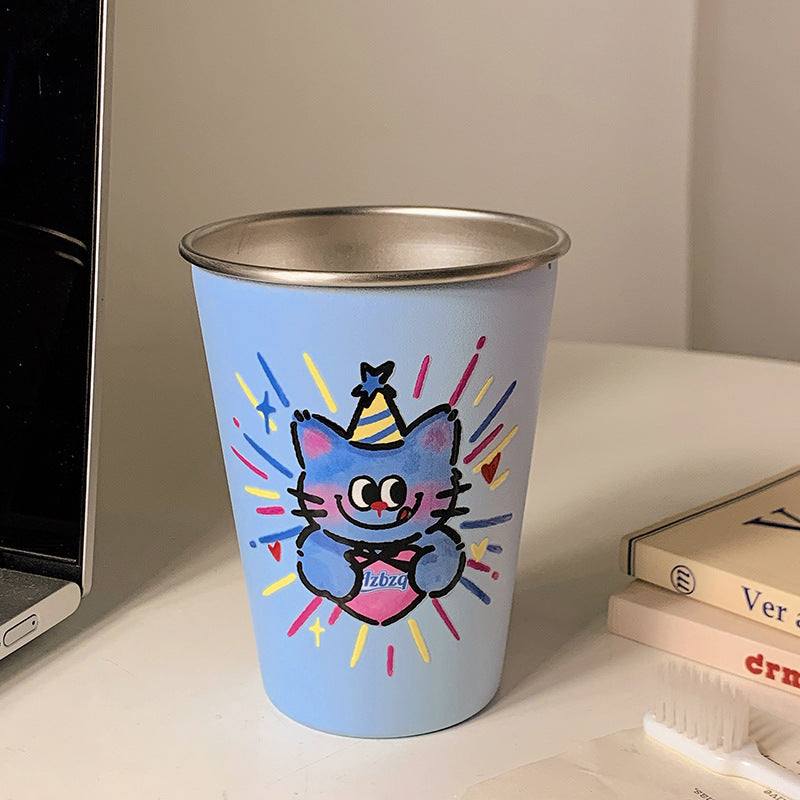 Insulated mug with cheerful bear motif Kalsten
