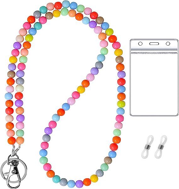 Beaded Lanyard with ID Holder Kalsten