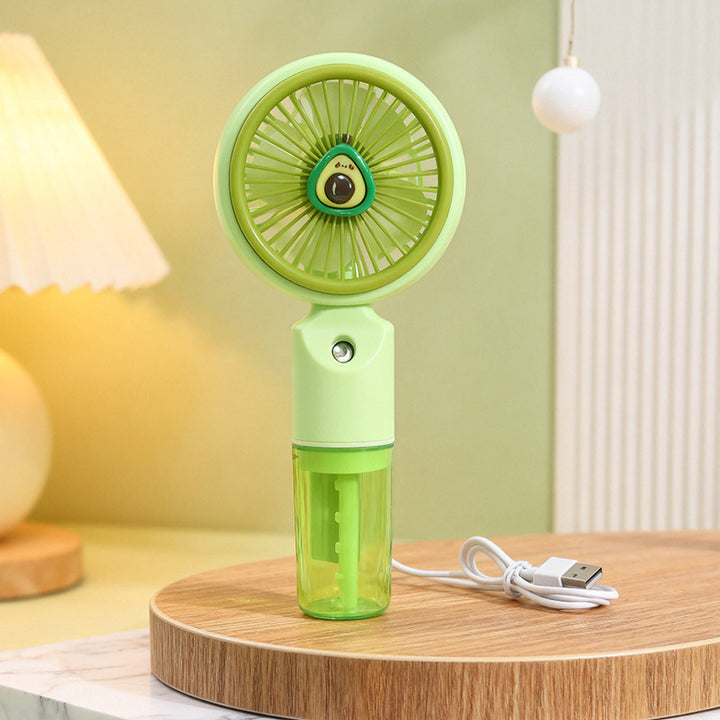 Ladies portable mini fan with integrated spray function Kalsten
