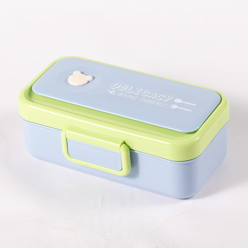 Dual-Compartment Bento Lunch Box
