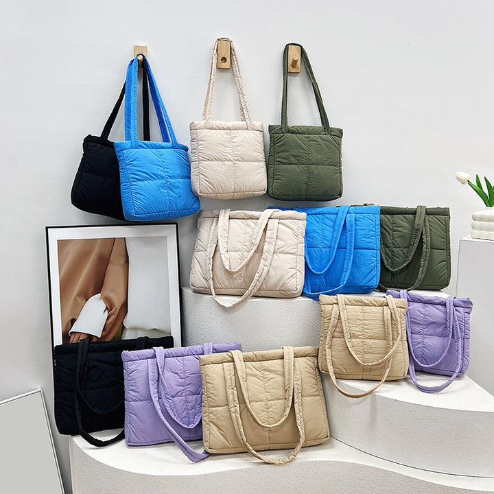 Stylish Quilted Tote Bag Kalsten