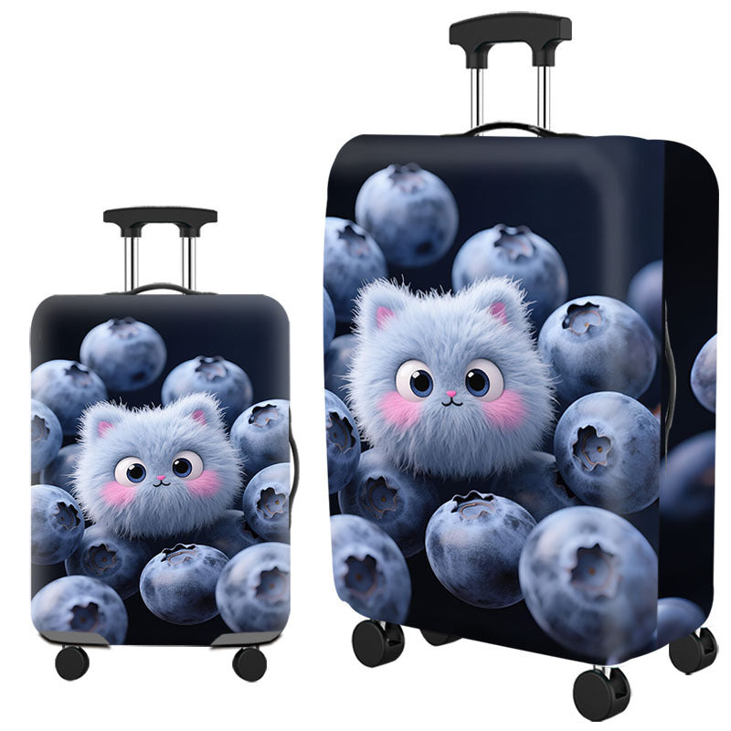 Artistic Cat-Themed Hard Shell Suitcase Kalsten