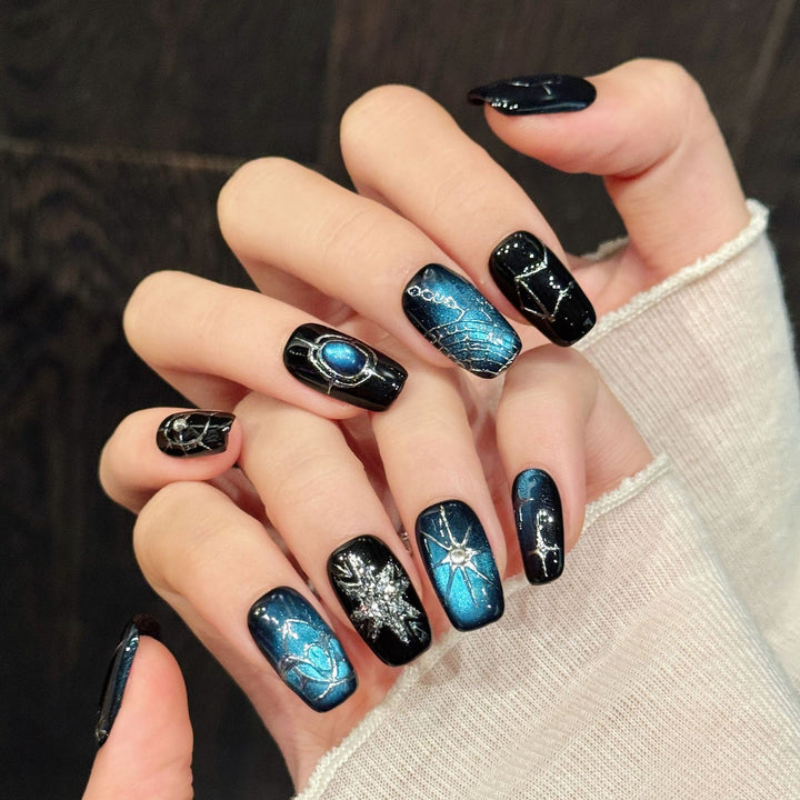 Celestial Themed Press-On Nails