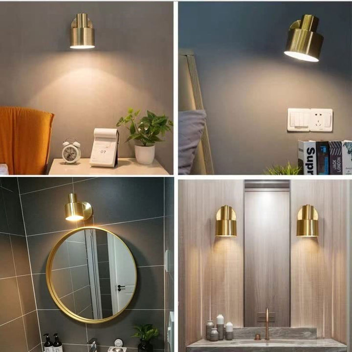 Vintage Industrial Double-Bulb Wall Sconce