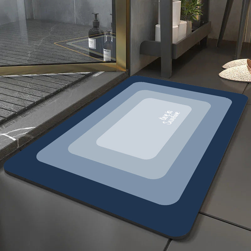 Modern Layered Bathroom Mat Kalsten