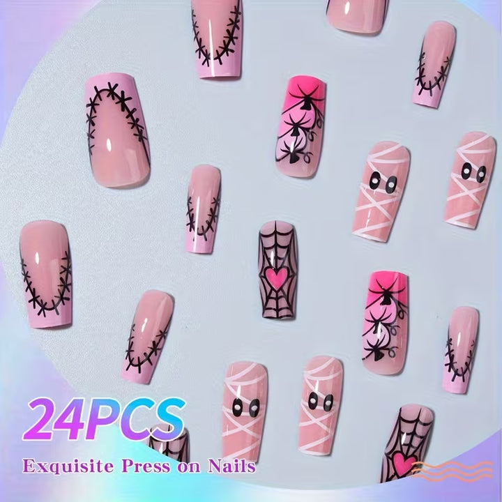 Halloween-Themed Art Nail Set Kalsten