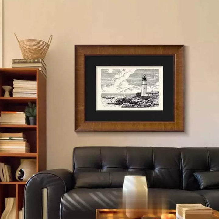 Artistic Lighting Illustration Framed Print