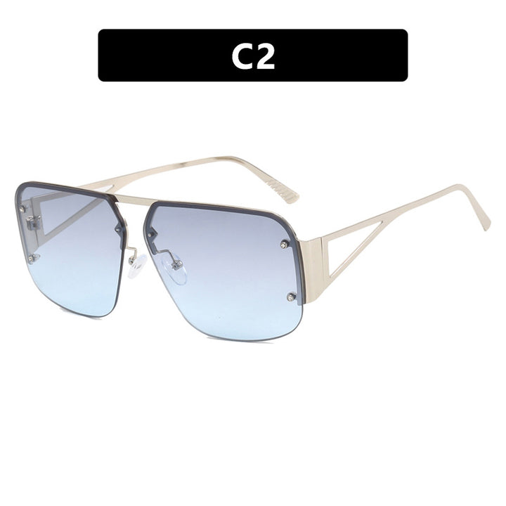 Women's oversized geometric sunglasses with smooth lines and protective UV filter Kalsten