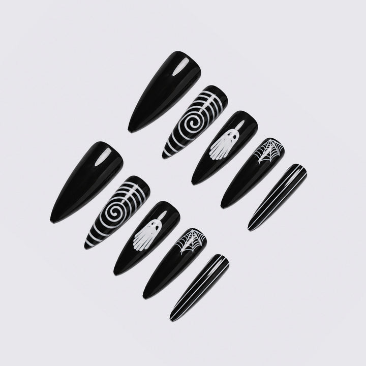 Creative Nail Art Set with Mystical Designs Kalsten