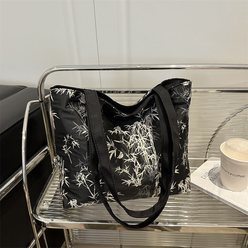 Stylish Bamboo Print Tote Bag Kalsten
