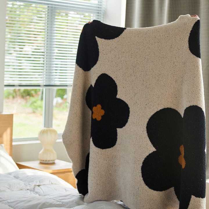 Floral Patterned Cozy Blanket