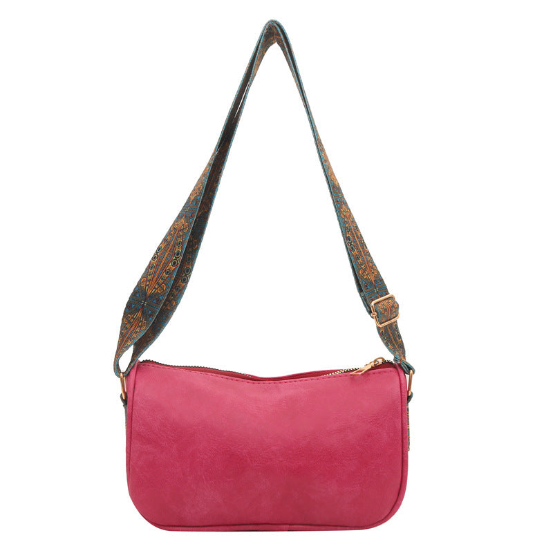 Elegant Textured Crossbody Bag