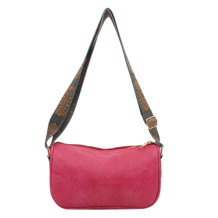 Elegant Textured Crossbody Bag