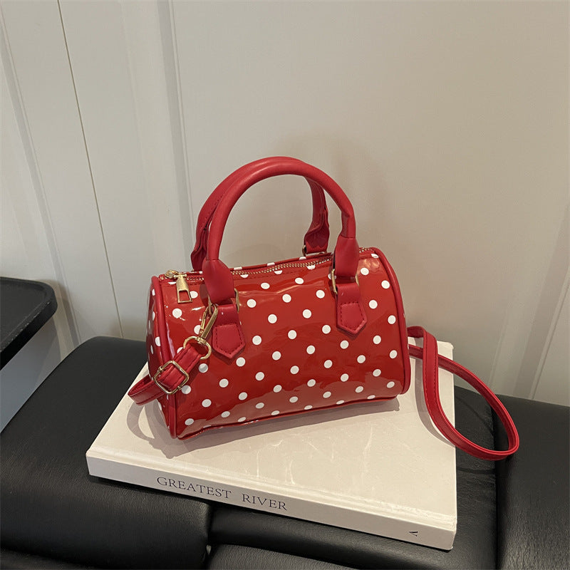 Polka Dot Handheld Satchel