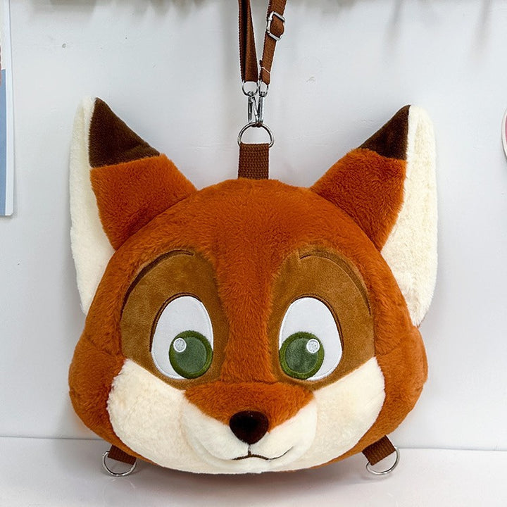 Plush backpack with cute fox design Kalsten