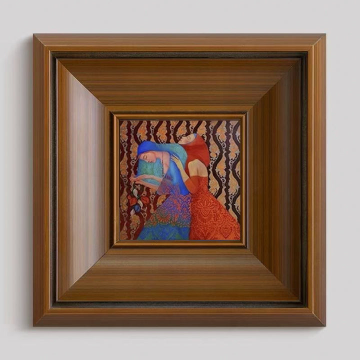 Framed Artistic Emotional Portrait Wall Art