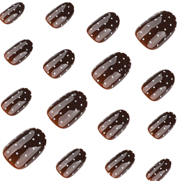 Trendy Polka Dot Press-On Nails Kalsten