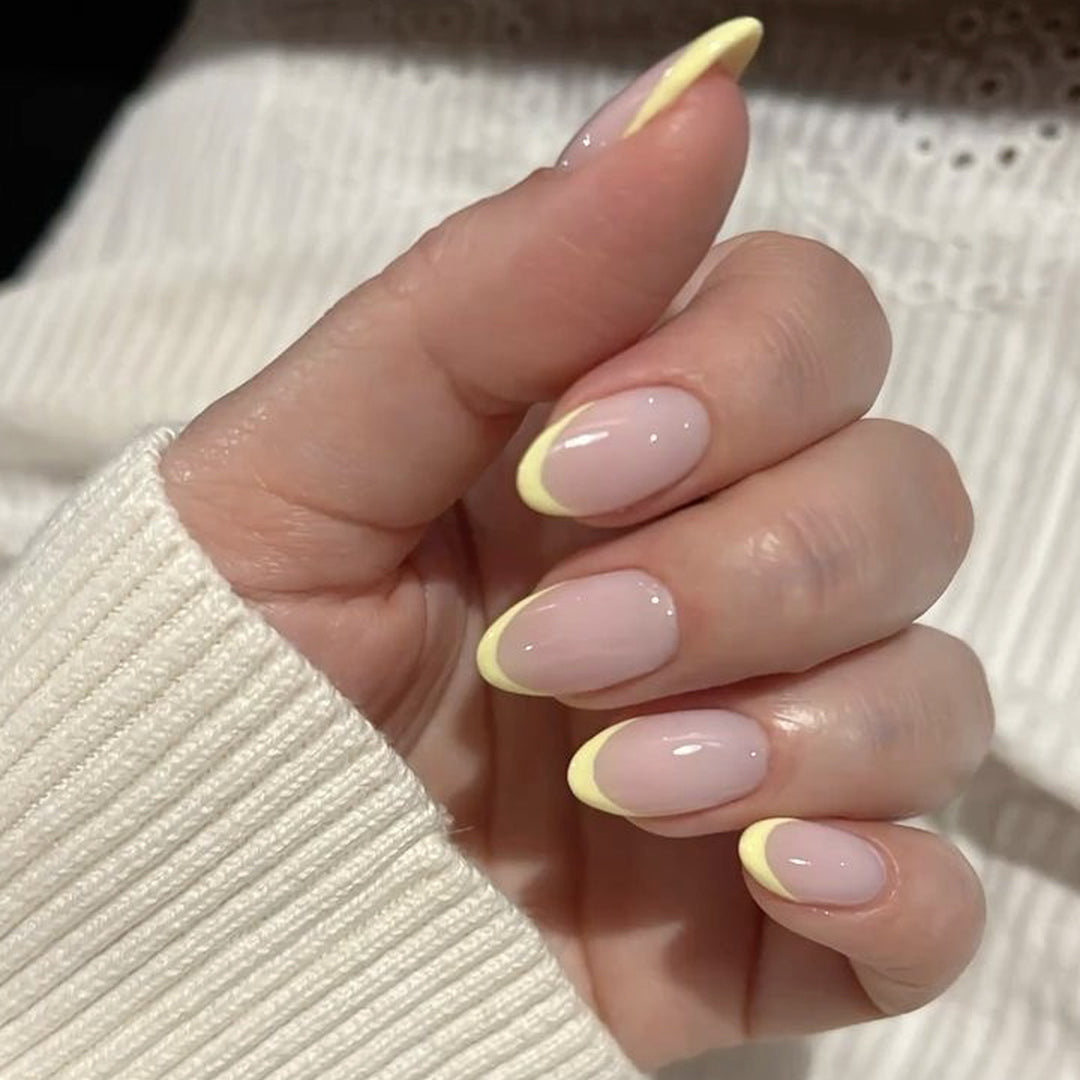 Elegant Nail Art in Modern French Tip Design Kalsten