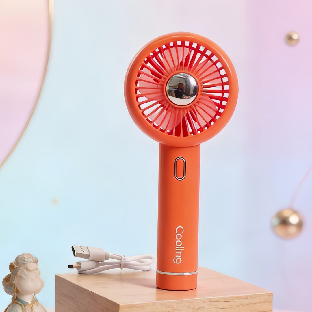 Portable USB Hand Fan with Ergonomic Design and Variable Speed Control Kalsten