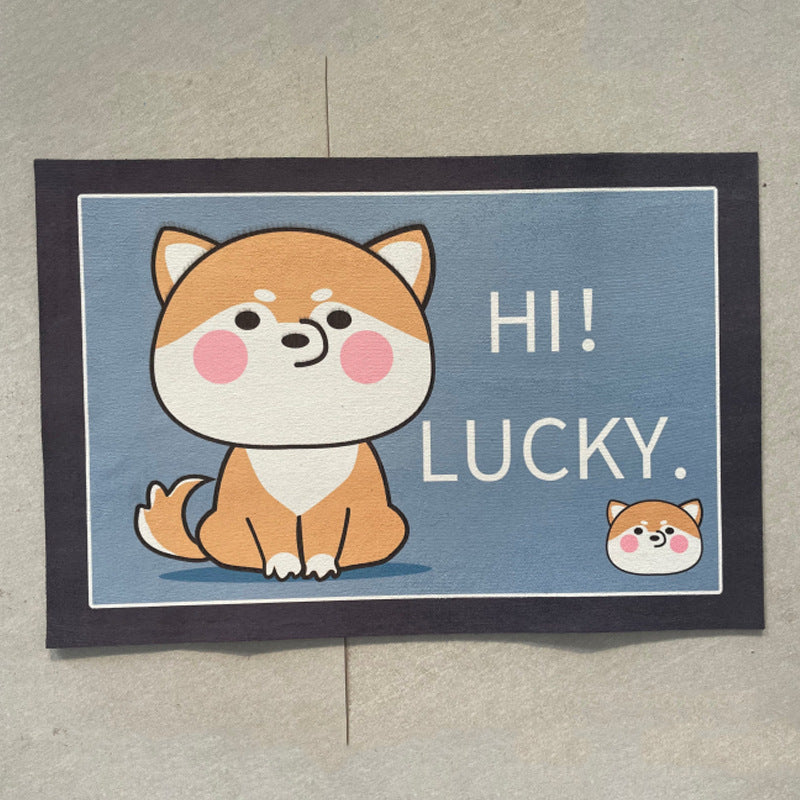 Cute Cartoon Dog-Themed Doormat Kalsten