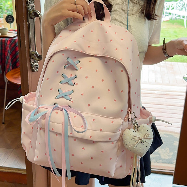 Charming Star-Embellished Backpack Kalsten