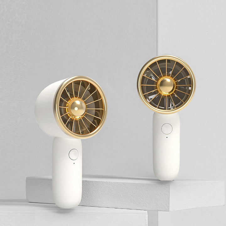 Unisex compact rechargeable handheld fan with quiet turbine fan Kalsten
