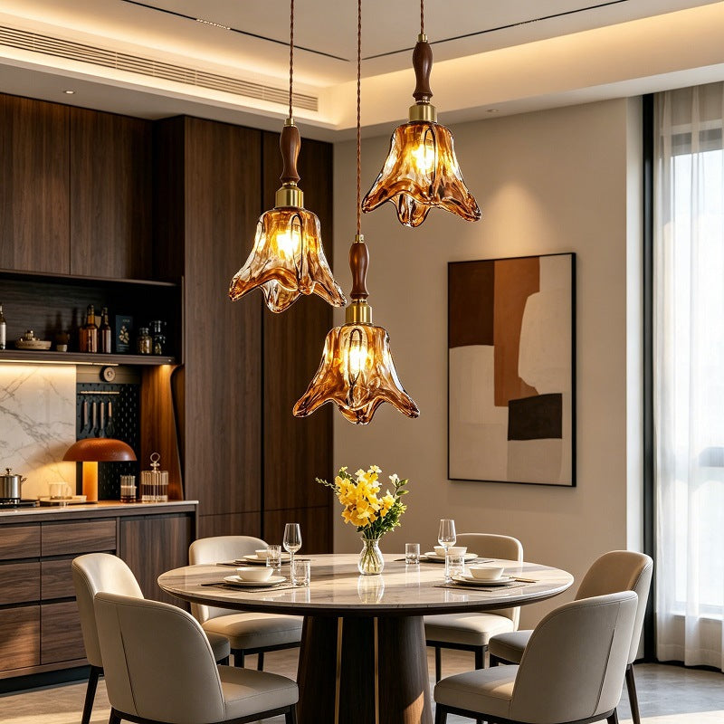Artistic Floral Pendant Chandelier