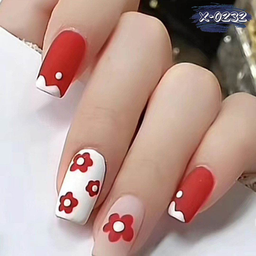 Artistic Floral Nail Art Set