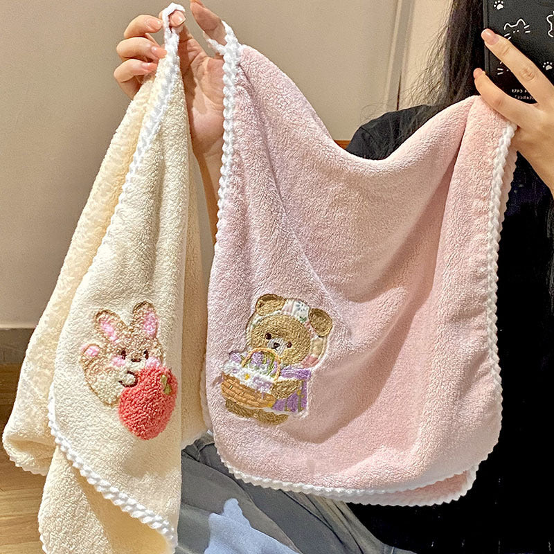 Cuddly blanket with cute bear motif Kalsten