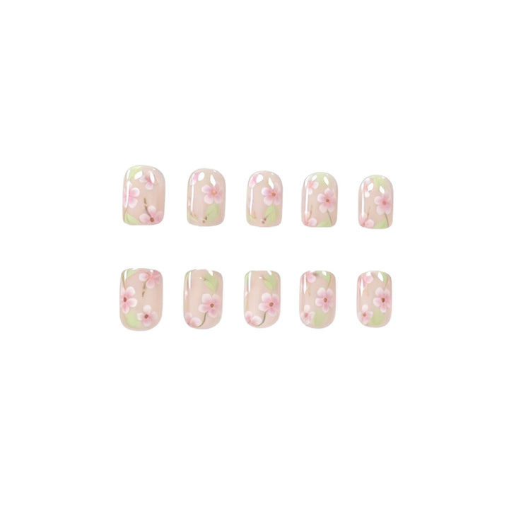 Floral Embellished Nail Art Enhancements Kalsten