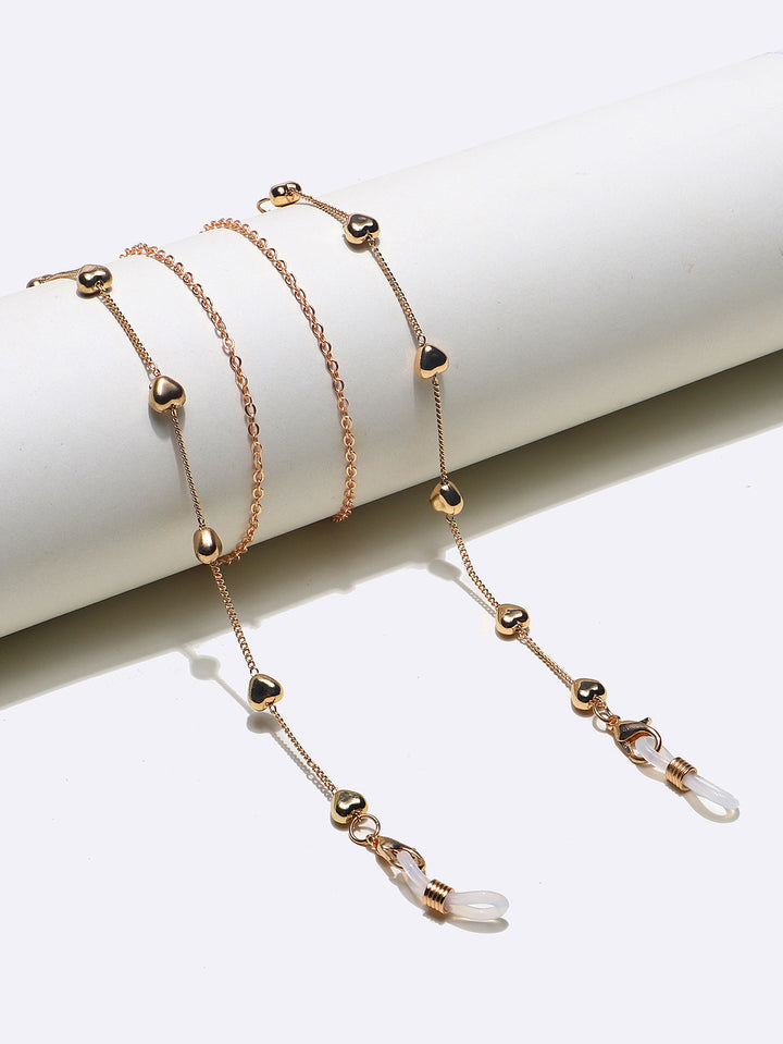 Heart-Embellished Eyewear Chain Kalsten