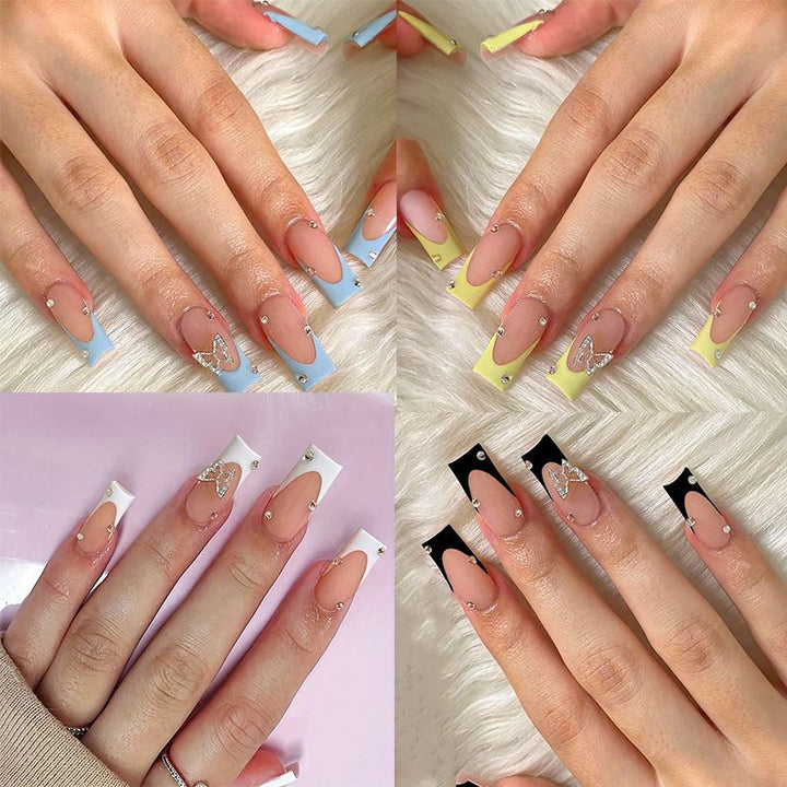 Glamorous Rhinestone Nail Art Kalsten