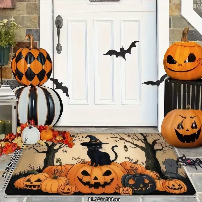 Halloween-Themed Doormat