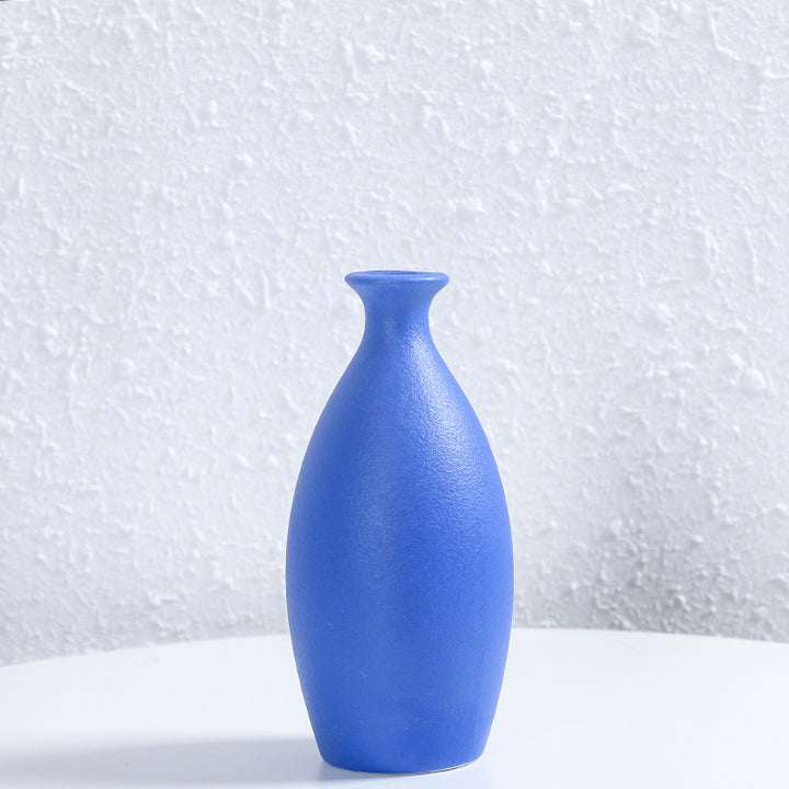 Minimalist Textured Ceramic Flower Vase Kalsten