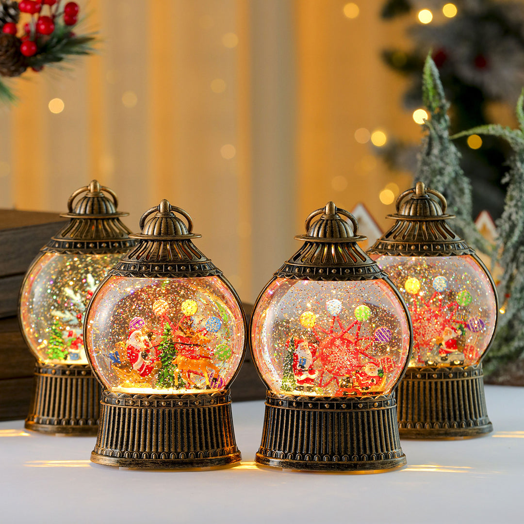 Decorative LED Snow Globe Lantern Kalsten